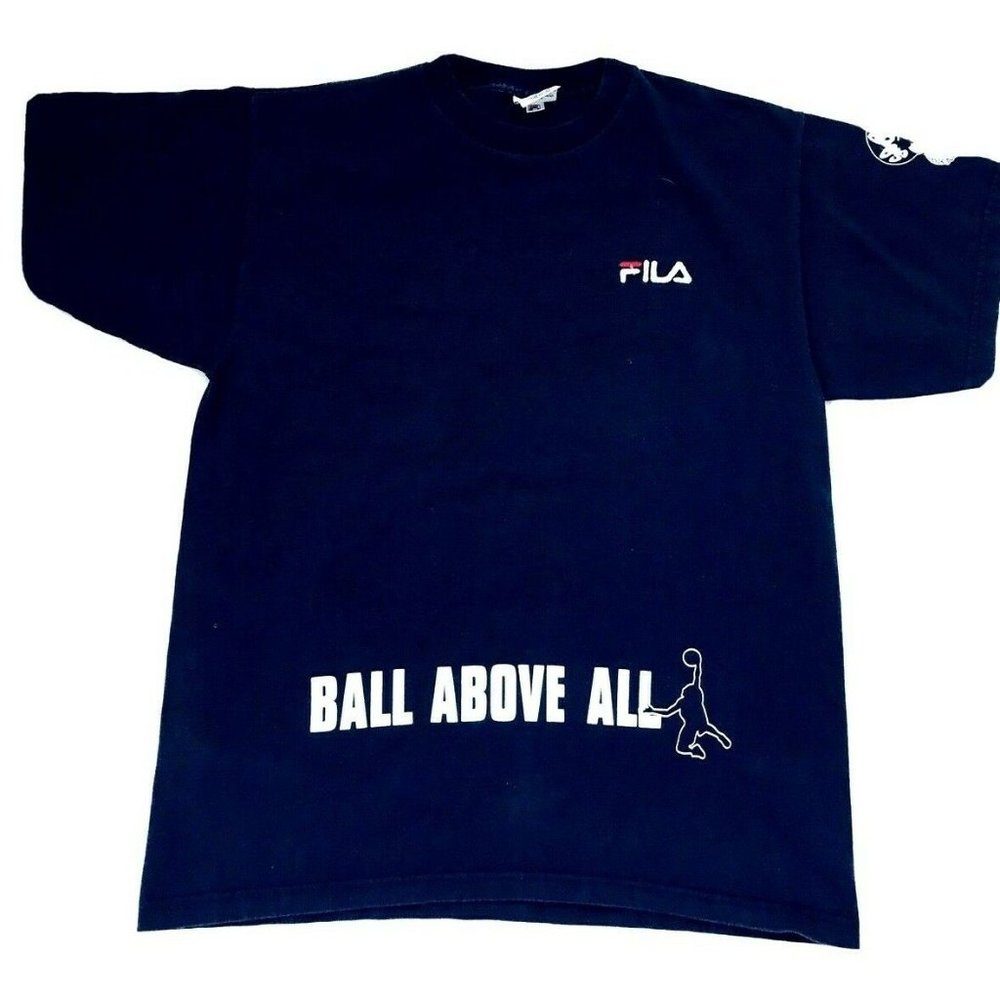 RARE! Vintage Fila Shirt Size Medium - So So Def - Da Brat / JD - Ball Above All